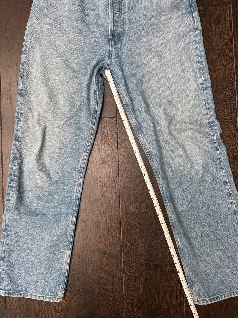 Agolde 90s Pinch Waist Straight Jeans - Infinite wash - Size 31 - Picture 8 of 12